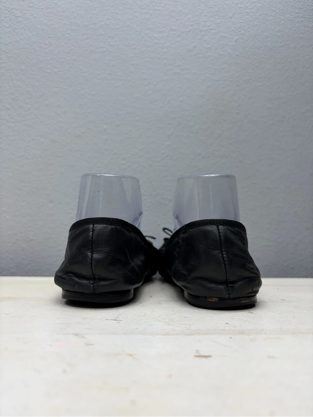 Tory Burch Black Leather Laila Drive Flats Size 8
